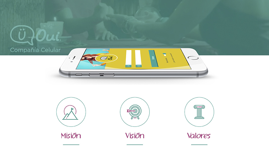 Diseño y desarrollo de aplicación móvil - Oui móvil